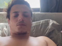 horny cock wank with huge cum facial cumshot